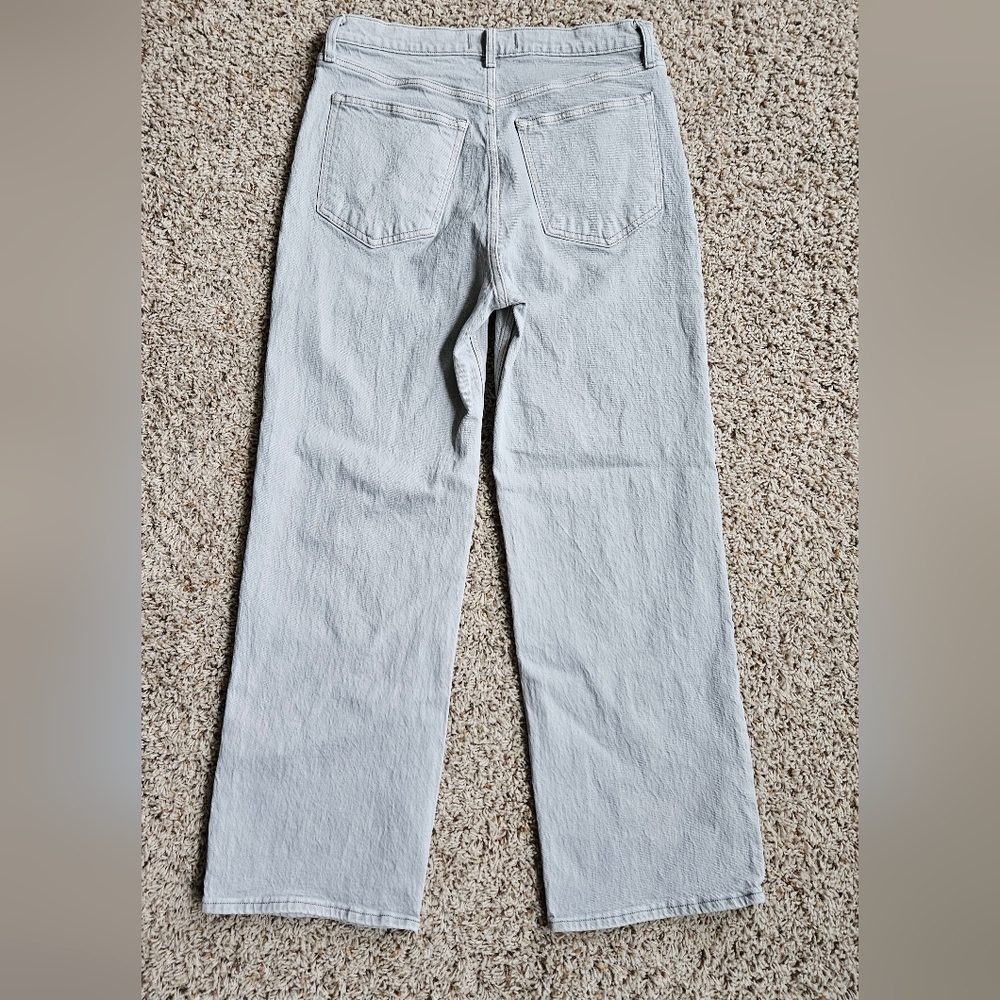 βοΈ Abercrombie & Fitch 90s Relaxed High-Rise Wide-Leg Jeans 30 / 10S #1217 - Picture 3 of 14